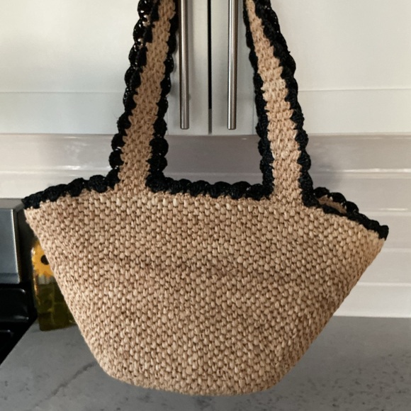 Kate Spade x Target Natural Raffia Bow tote Bag - Picture 3 of 6